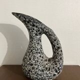 Vase vintage en céramique par Annette Roux, Vallauris, années 50