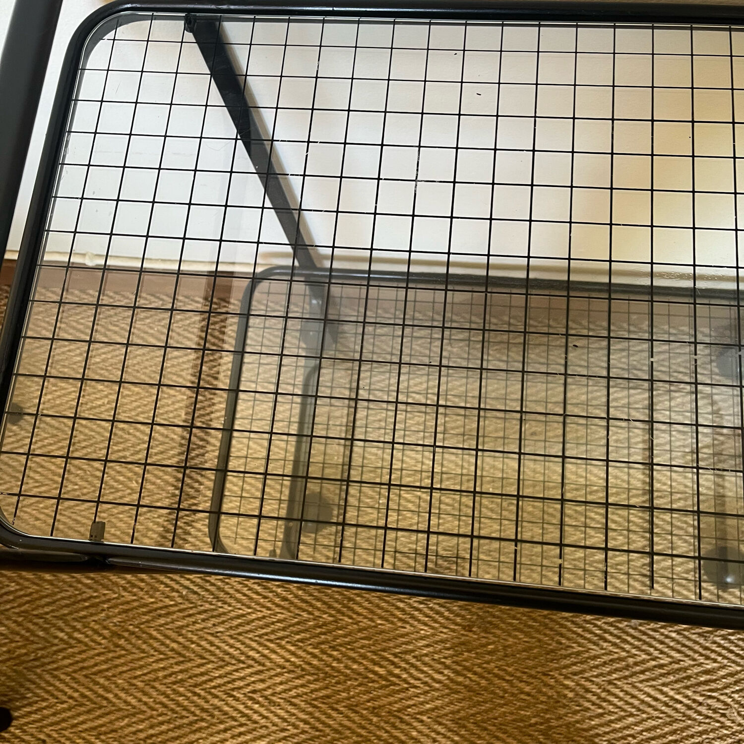 Serving with vintage metal and glass wheels