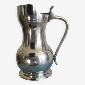 Tin pitcher