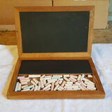 Children's Slate-Mac Teak Book / Playful Toy Slate + Chalk