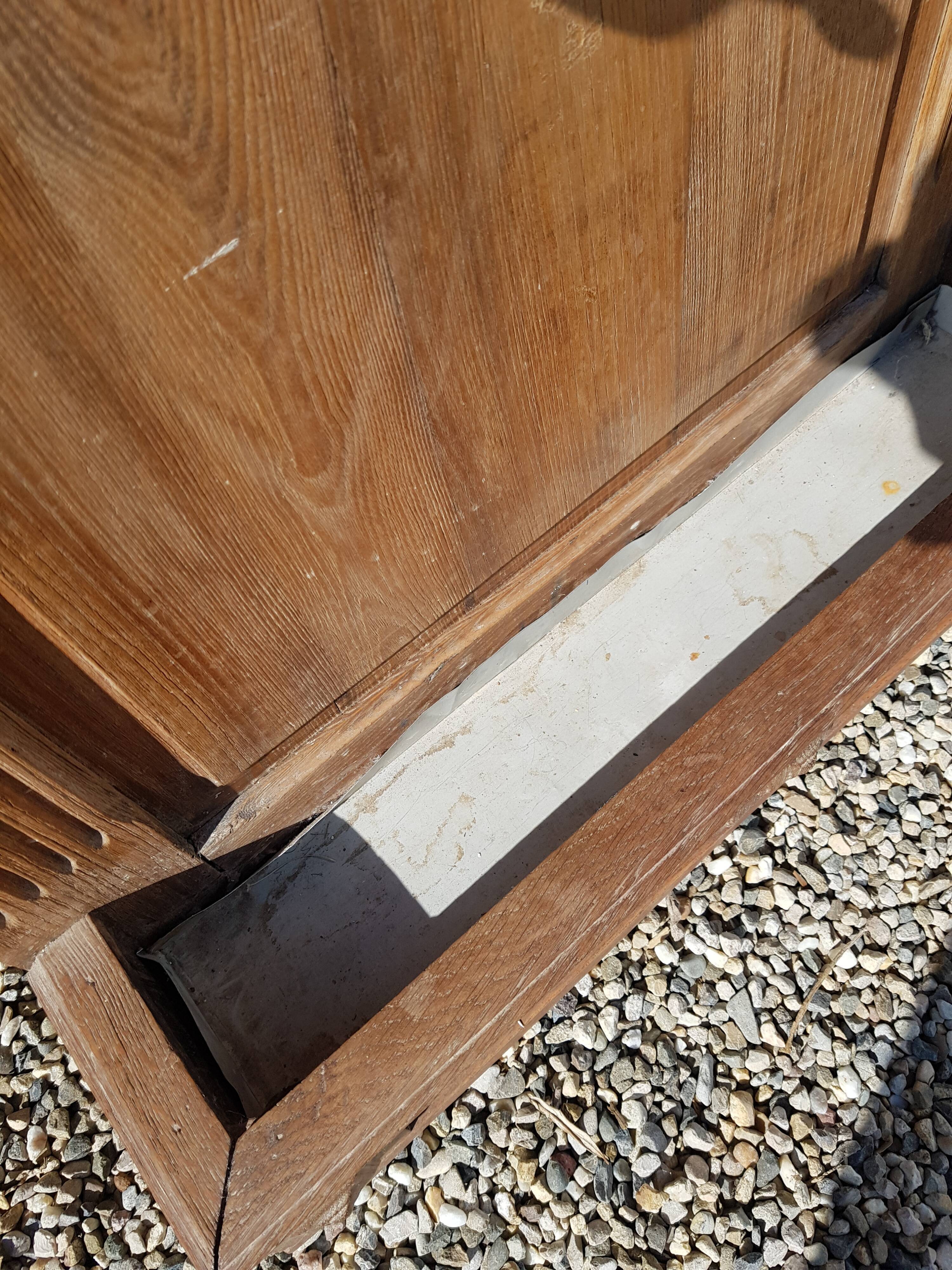 Old solid oak coat holder