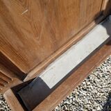 Old solid oak coat holder