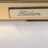 Marble and brass lamp base FEDAM Belgium c.1980