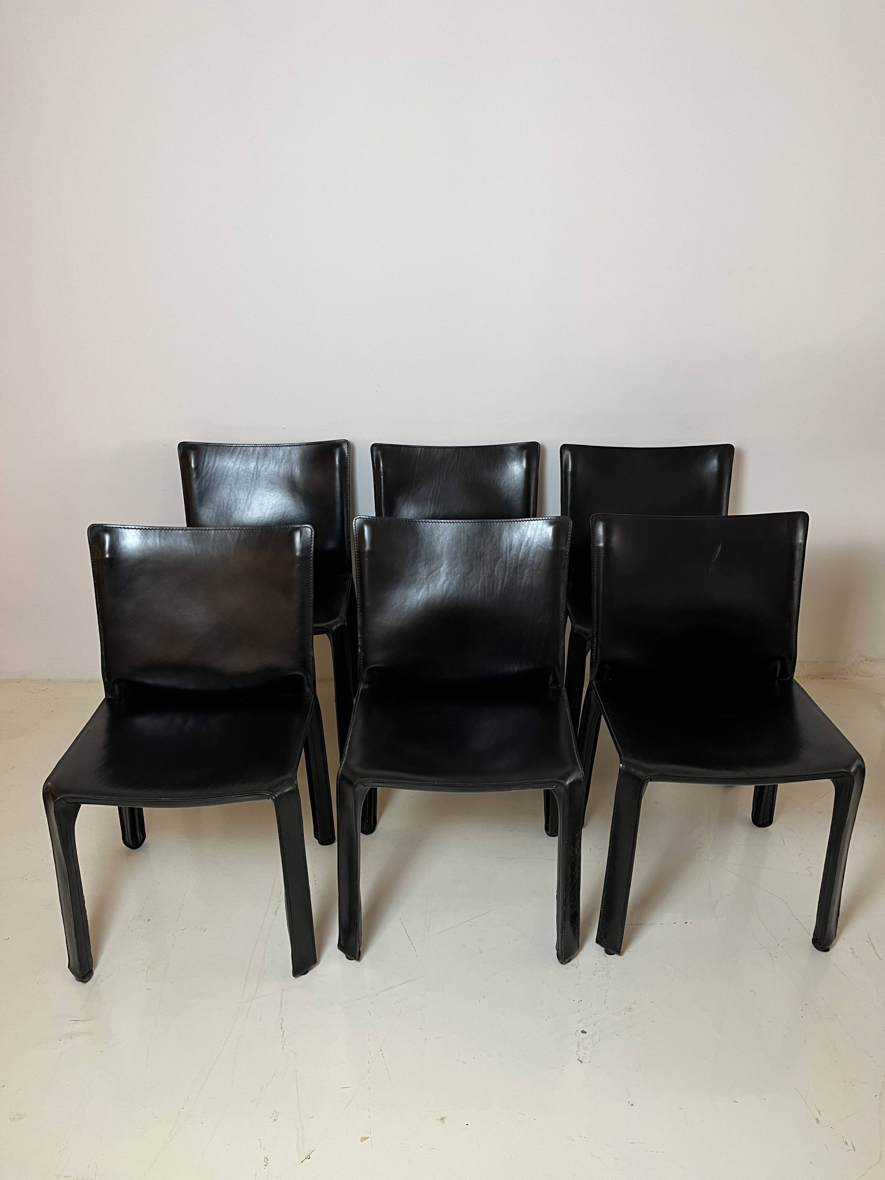 Cab 412 chair, Mario Bellini, Cassina, 1970s