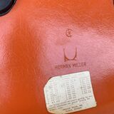 Eames DAR fiberglass armchair with original Eiffel base, Herman Miller 1963