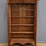 Blond Mahogany Bookcase, Art Nouveau – Early 20th Century