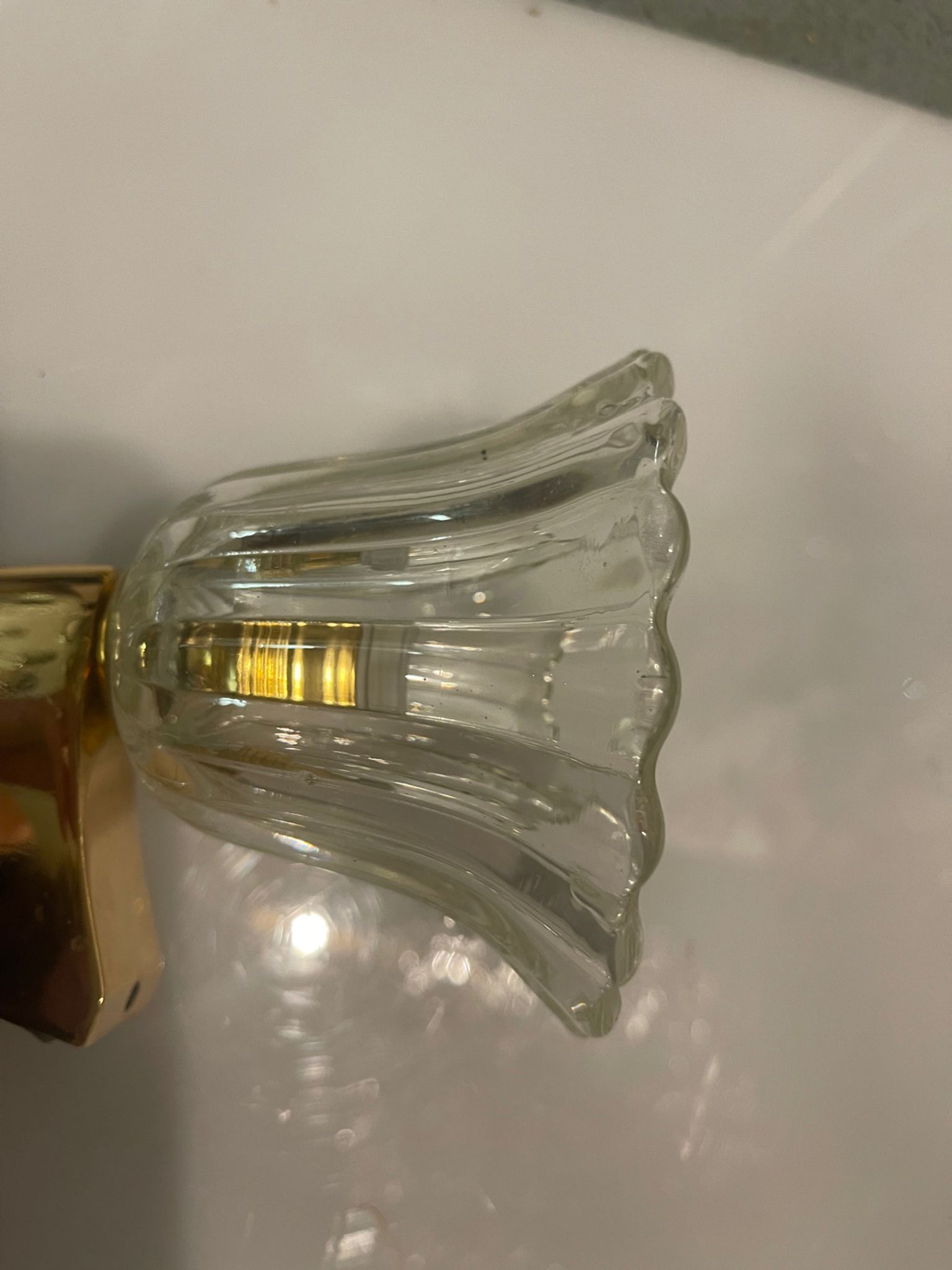 Murano glass sconces set of 2