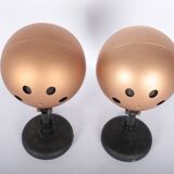 Pair of vintage LITA Eyeball wall lights, 1970s