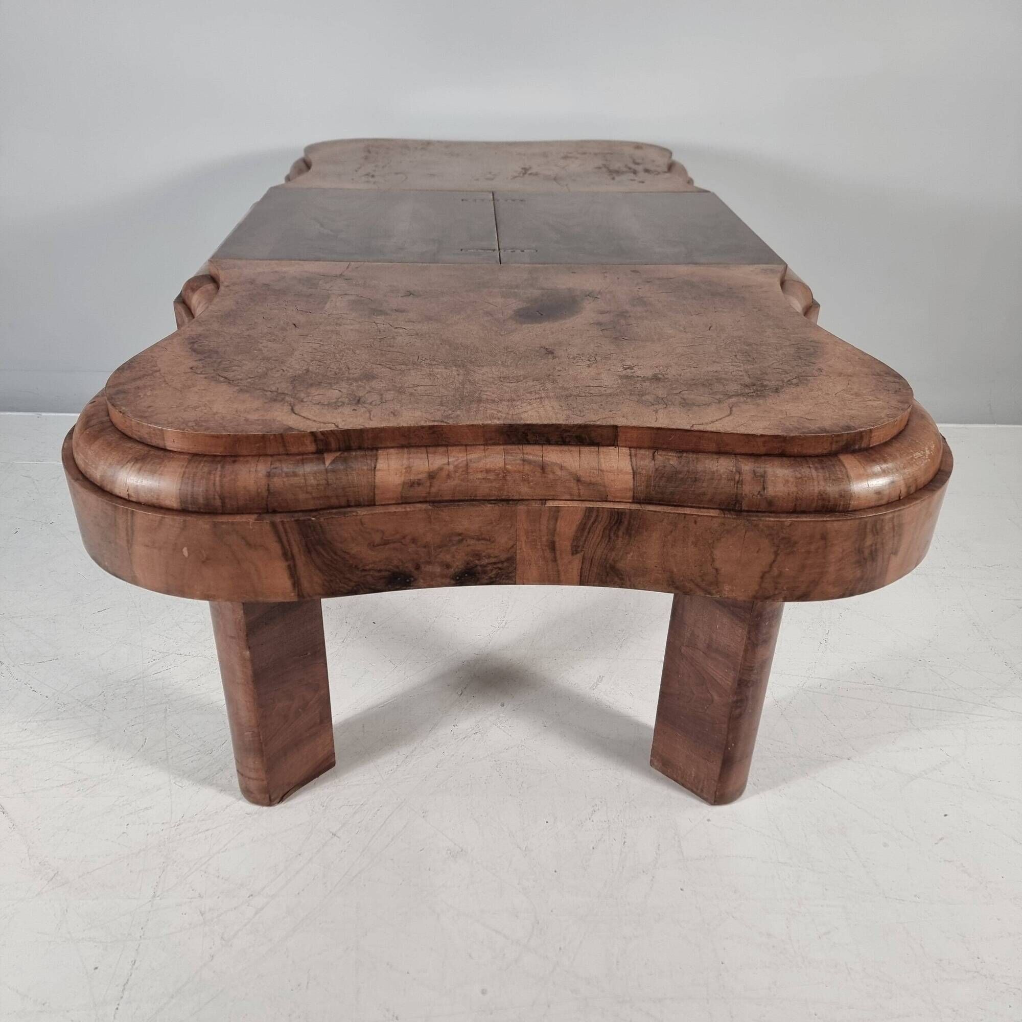 Art Deco Wood Table, 1940s