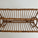 Porte-revues en rotin façon faux-bamboo