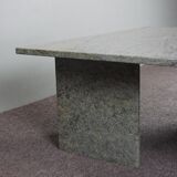 Modern mid-century granite coffee table