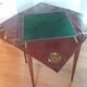 Old handkerchief game table
