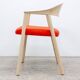 Pedrali Héra 2865 chair, ash / orange