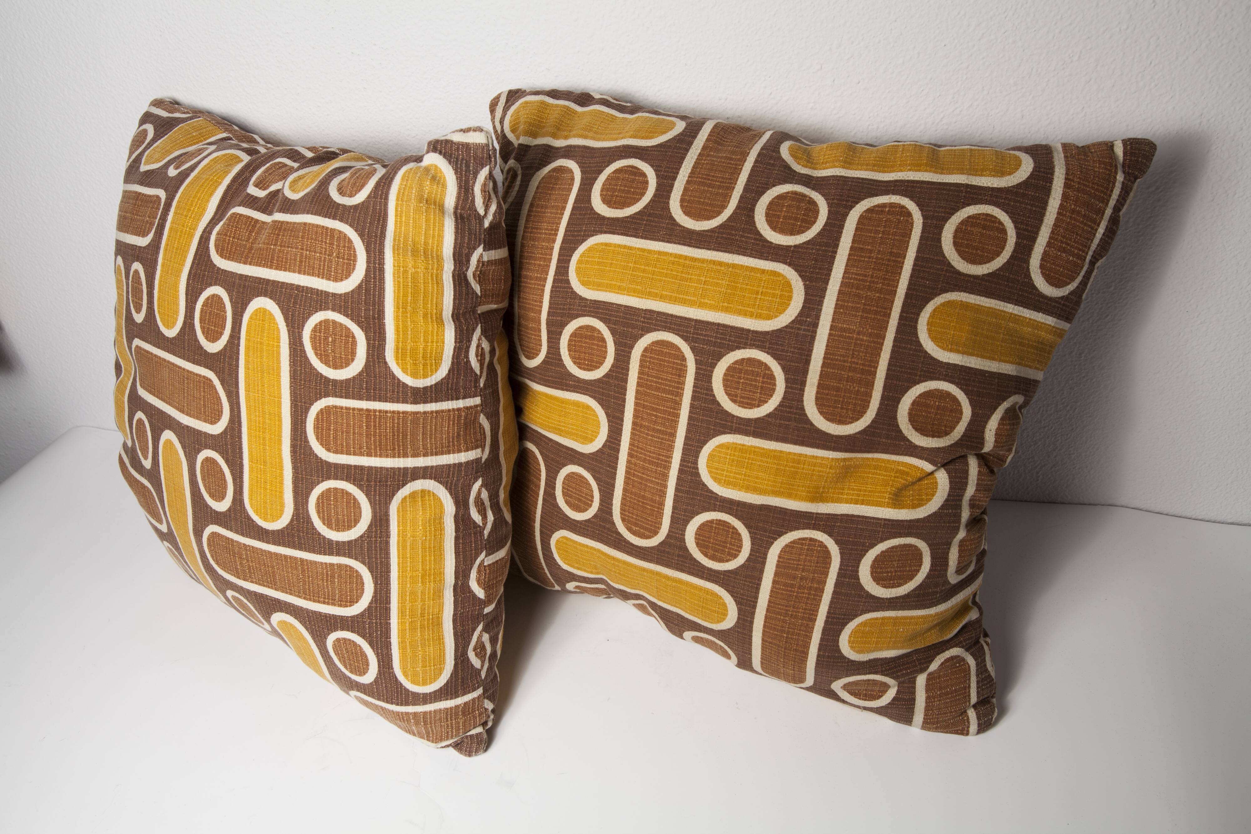 Pair of cushions 70s