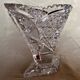 Vintage cut crystal vase