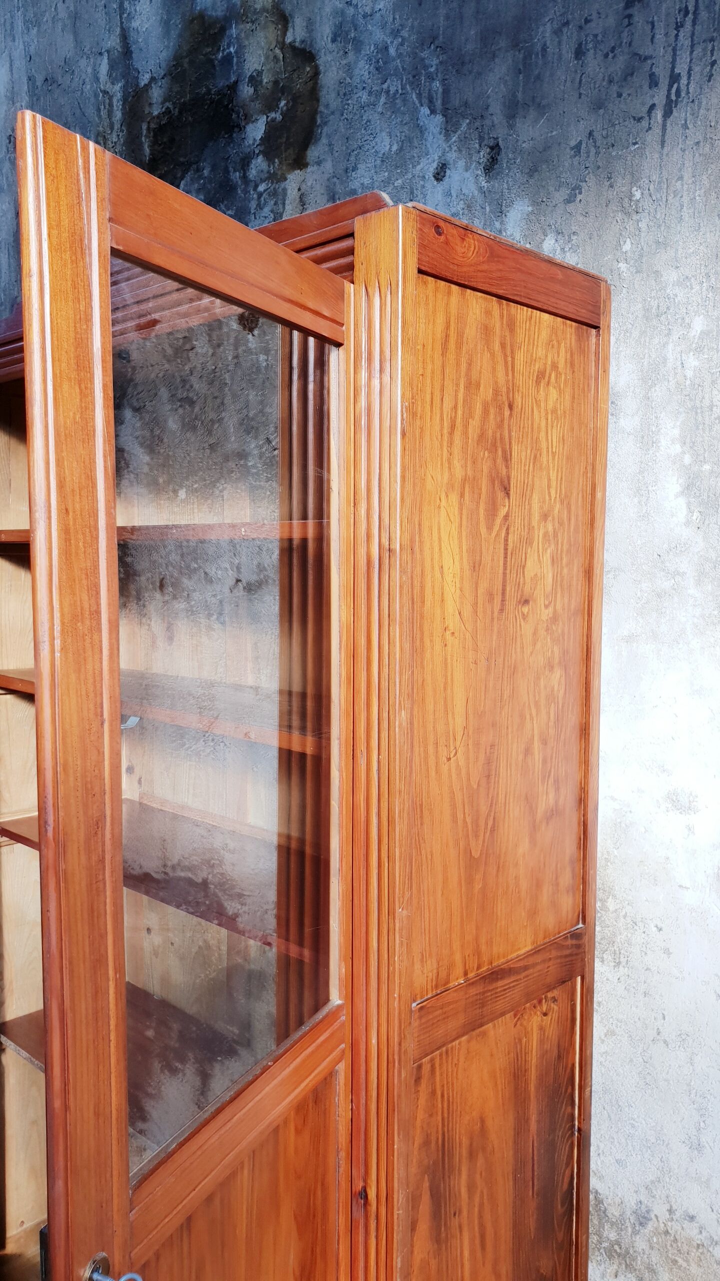 Vintage glazed wardrobe