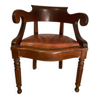 19th century Restoration style armchair
