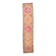 3x12 Pumpkin Orange & Pink Turkish Runner Rug, 83x392Cm