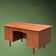 Vintage Scandinavian teak desk