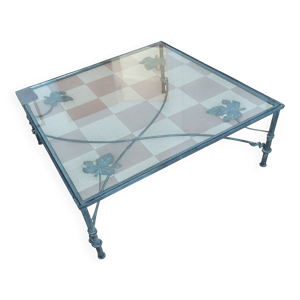 table basse en fer forgé