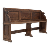 Antique French Oak Bench, 1850