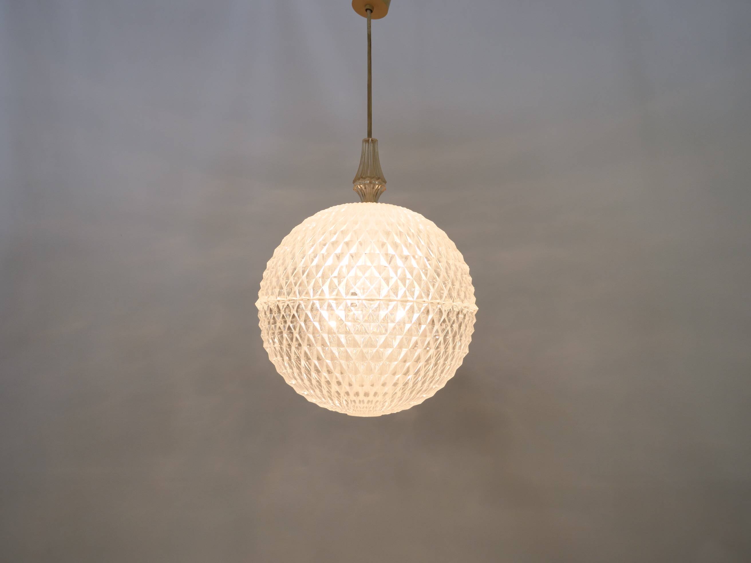 Space Age ceiling lamp in Acryl by Aloys Gangkofner for Erco, 1970s