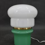 1960s Opaline Glass Table Lamp, Czechoslovakia