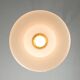 Lampe à Suspension Mid-Century en Laiton et Opaline, Italie, 1950s