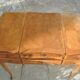 Rustic Louis XV hairdresser in cherry wood, functioning as a desk.