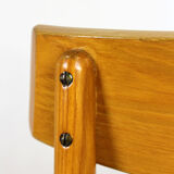 Ash dining chairs from Ton, 1960