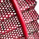 Mathieu Matégot, fruit bowl from 1953 in perforated metal with a red lacquer finish.
