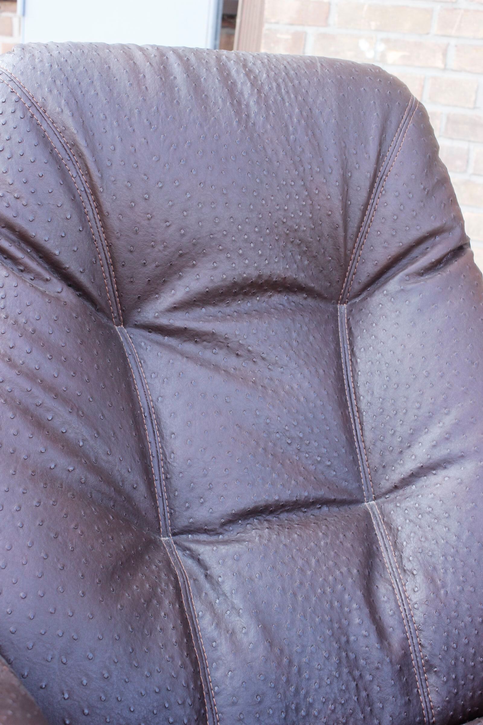 Relaxation armchair & Ottoman Scandinavian design Sweden 1960s