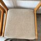Set of 4 Scandinavian Baumann chairs in solid elm – 1970s