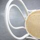 Chaises No. 18 Blanches par Michael Thonet, Set de 4