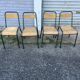 (Lot) 26 old school/bistro chairs Stella