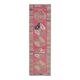 Vintage Turkish Hand-Knotted Wool Cotton Pink Runner Rug 100x335