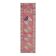 Vintage Turkish Hand-Knotted Wool Cotton Pink Runner Rug 100x335