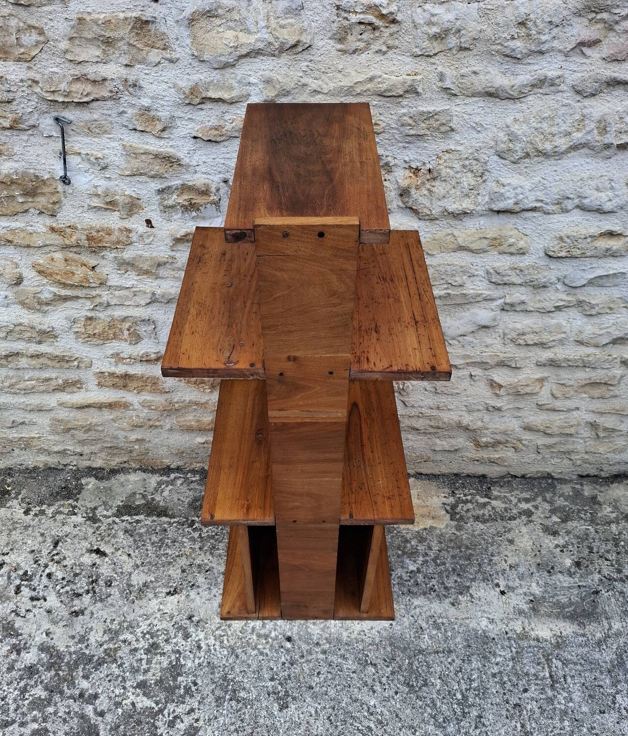 Walnut shelf ART DECO