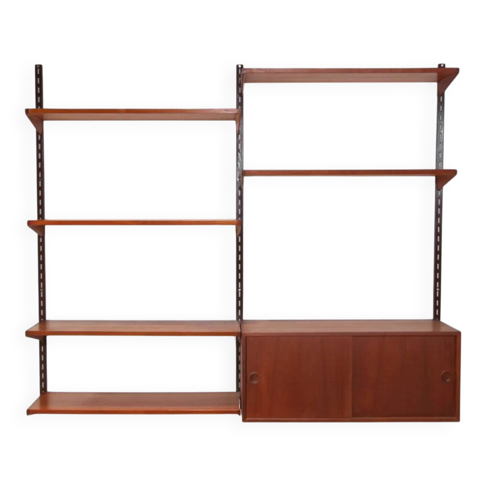 Teak Kai Kristiansen wall system for FM Mobler