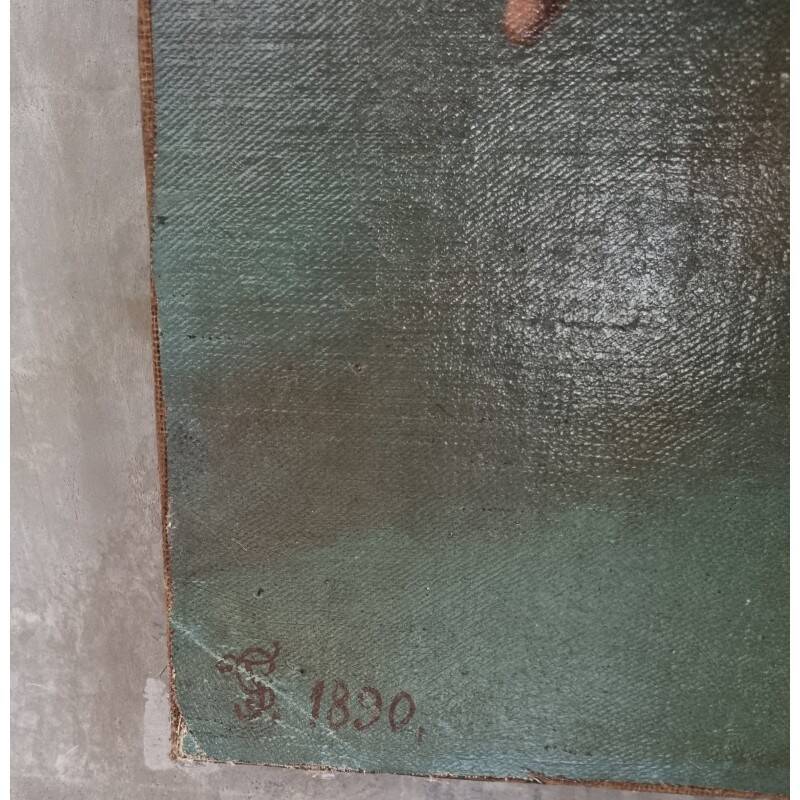 Large painting of the Virgin Mary
