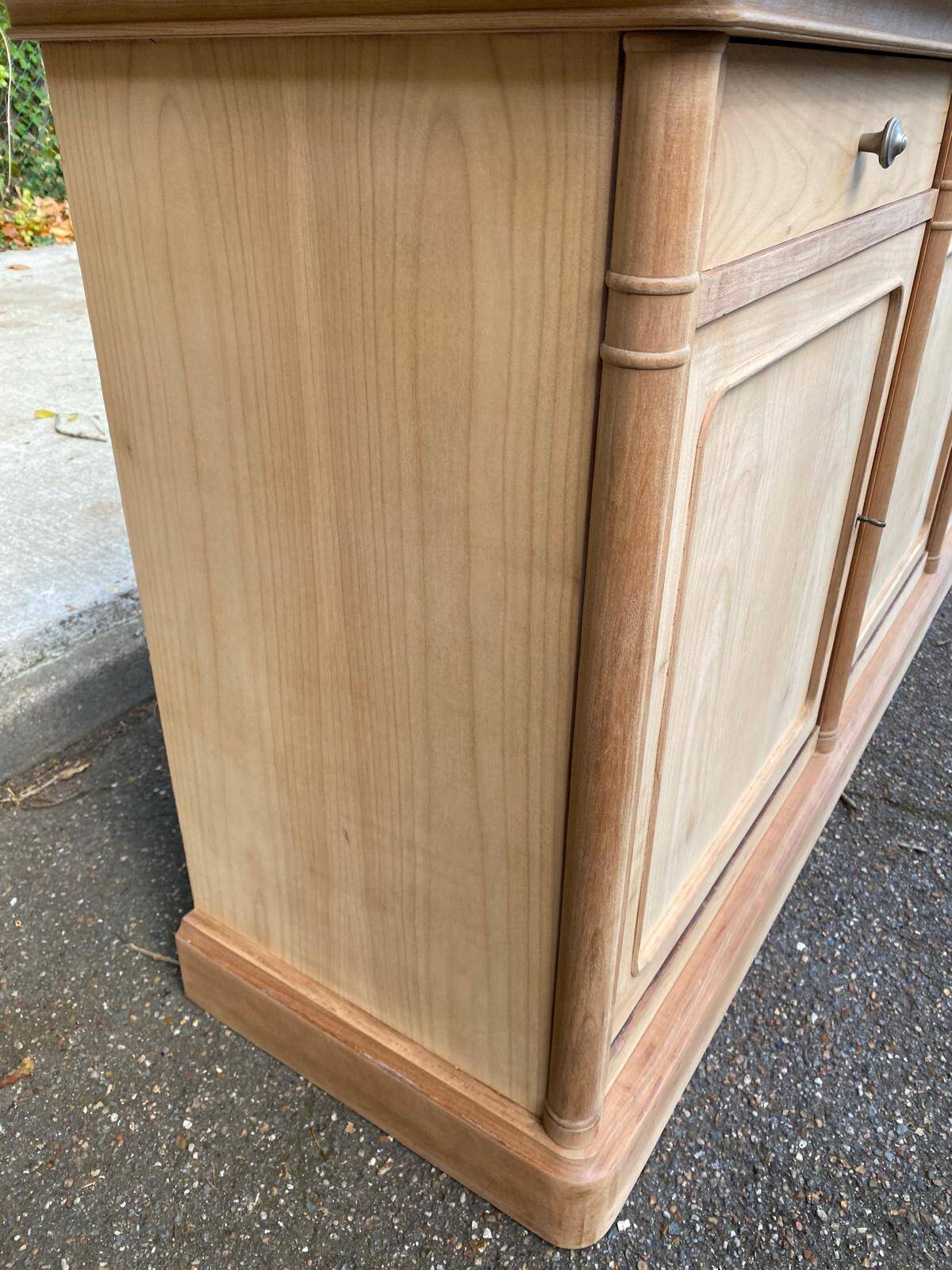 Buffet impérial rénové en bois du 20ème 190cm