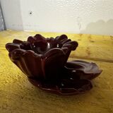 Bougeoir Céramique Vallauris années 50 signé CAB