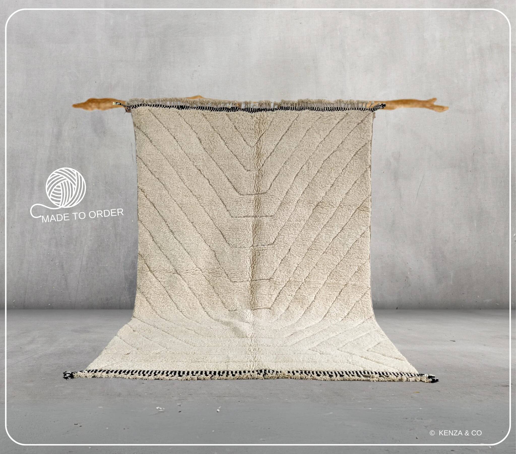 Beni Ouarain rug – Pre-order #G348