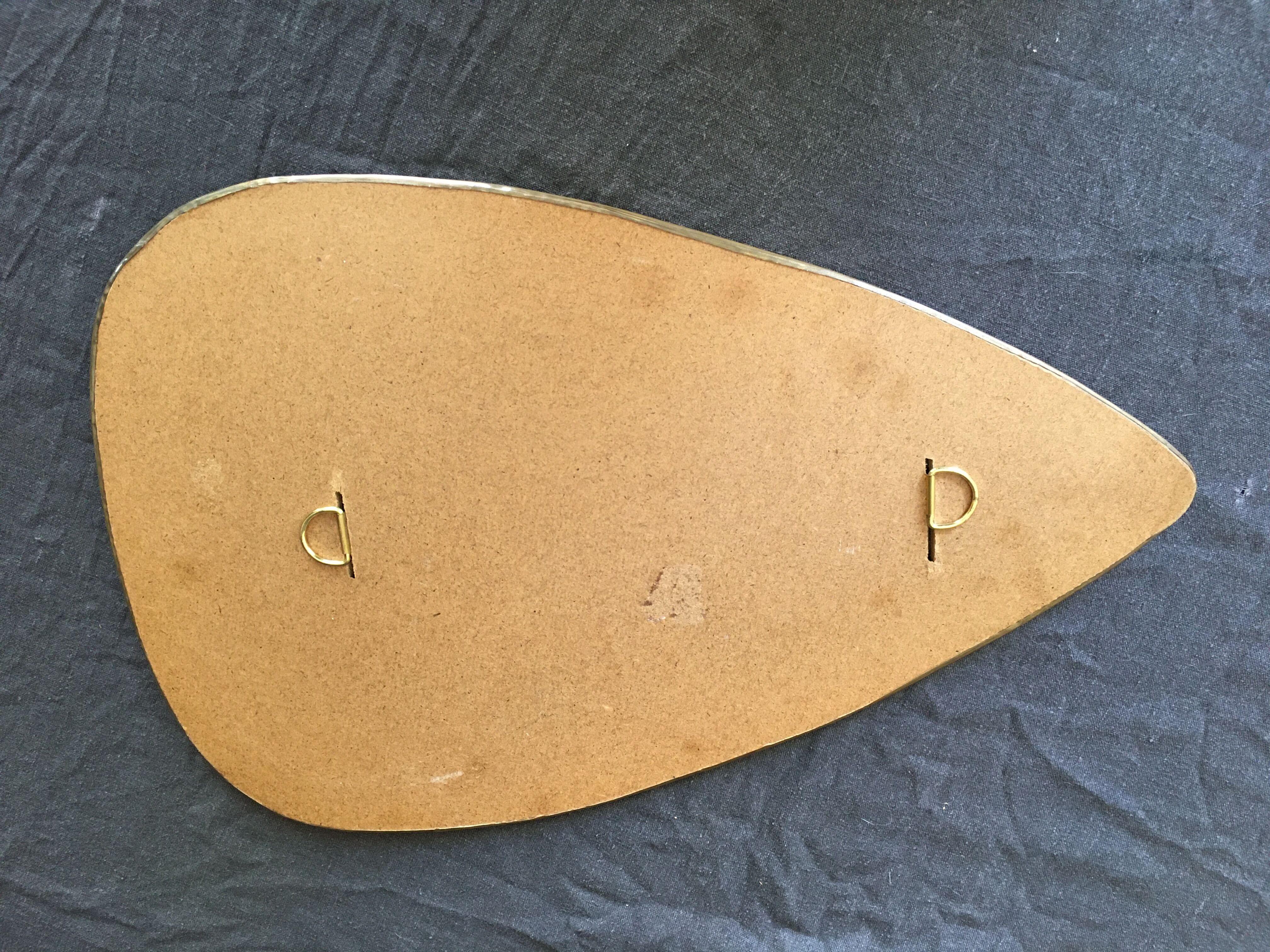 Golden drop mirror   28x42cm