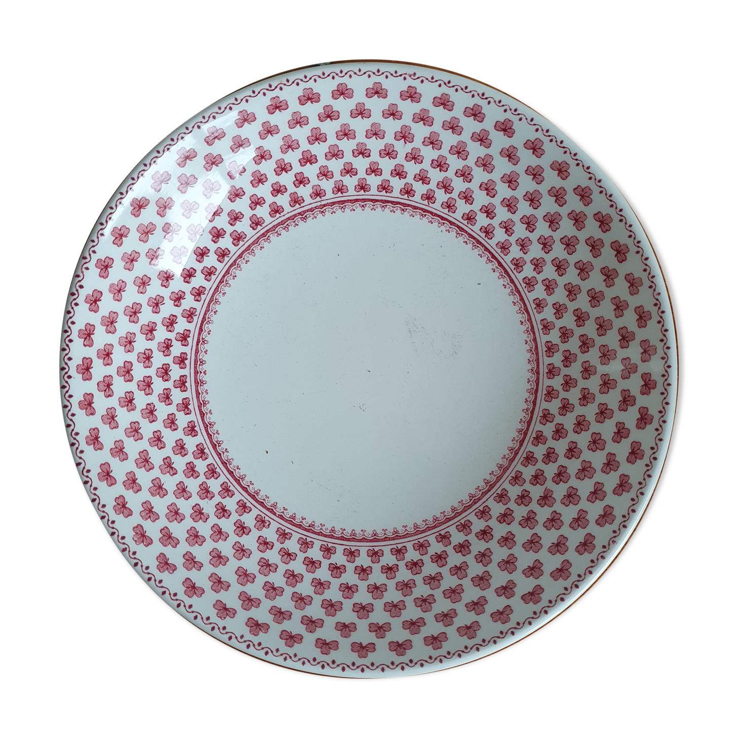 Ironstone hollow plate