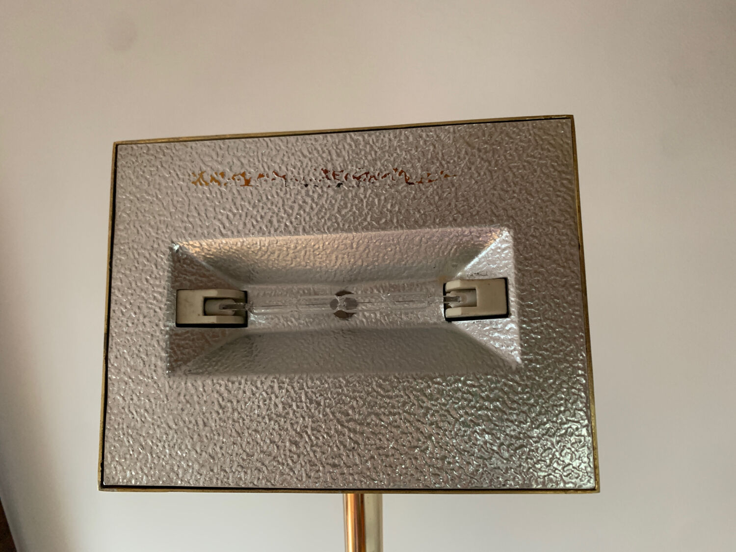 Italian brass floor lamp