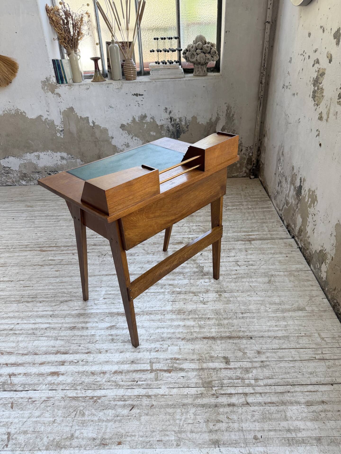 1960s compass desk reconstruction