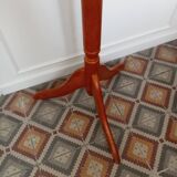 Wooden coat rack on stand