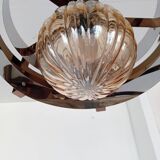 Space art pendant light from the 70s