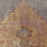 3x10 Aesthetic Geometric Turkish Vintage Runner Rug, 92x316Cm